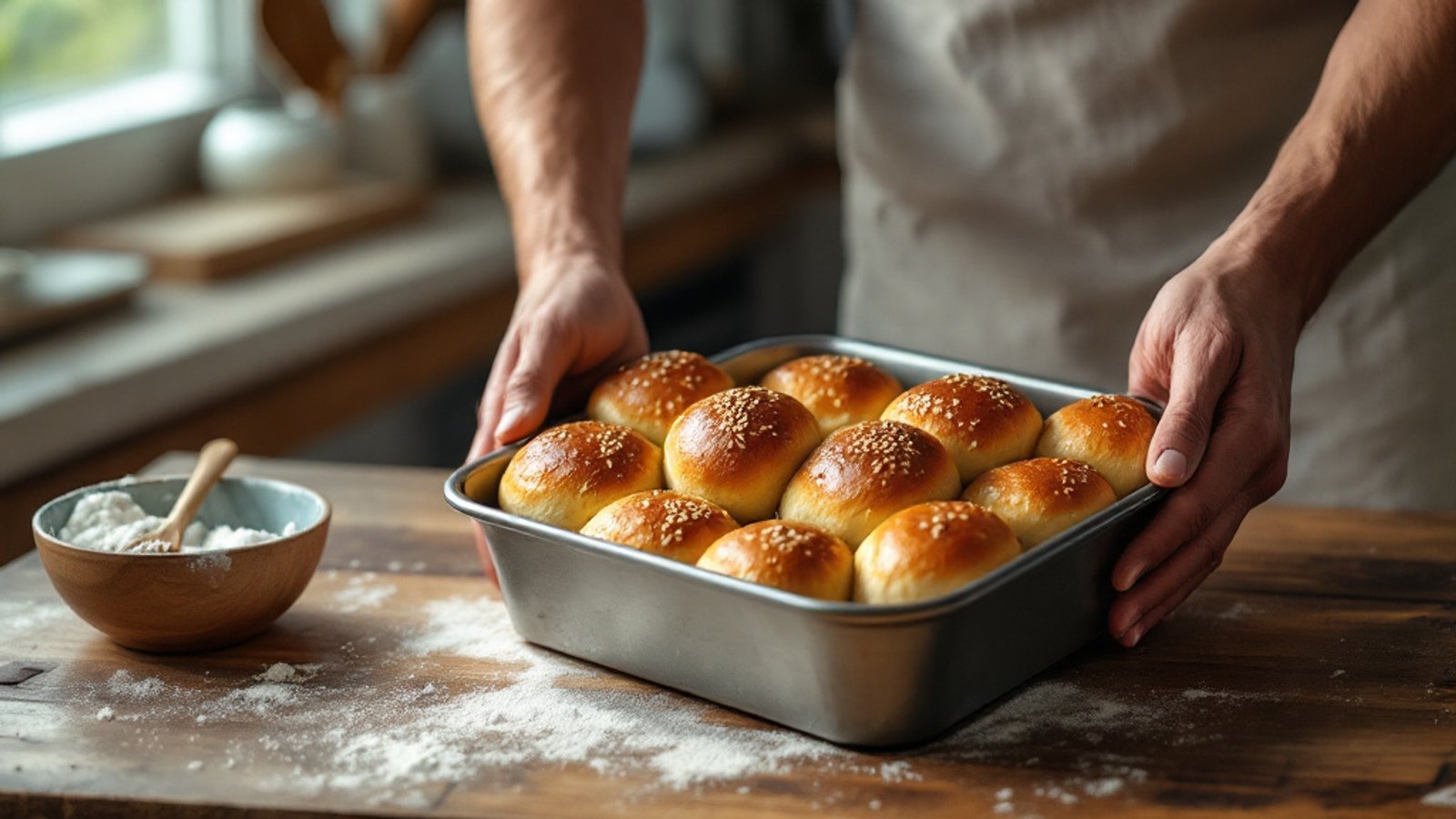 Brötchen aus der Form: Eiweißbrötchen am Sonntag backen, die bis Donnerstag halten — mit Backmischung oder aus Quark und Hafer – manneskraft.com Blog