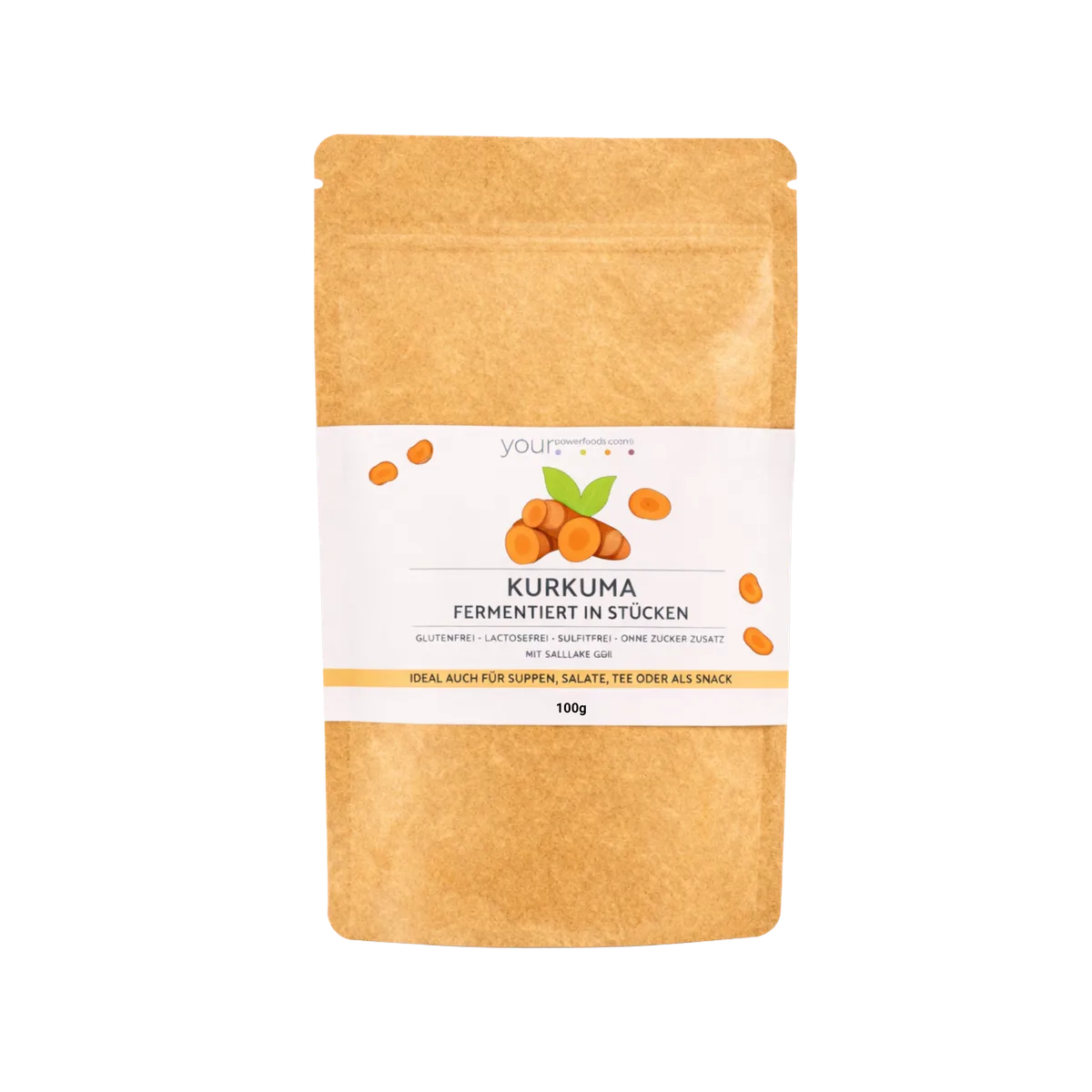 Kurkuma fermentiert, 100g, Premium Qualität