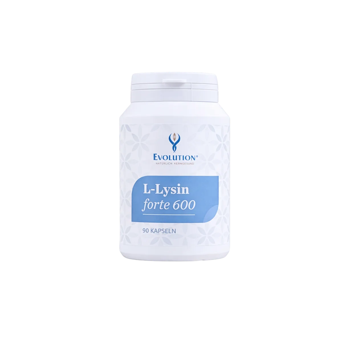 L-Lysin forte 600, Vegan, Lactosefrei, Glutenfrei, 90 Kapseln