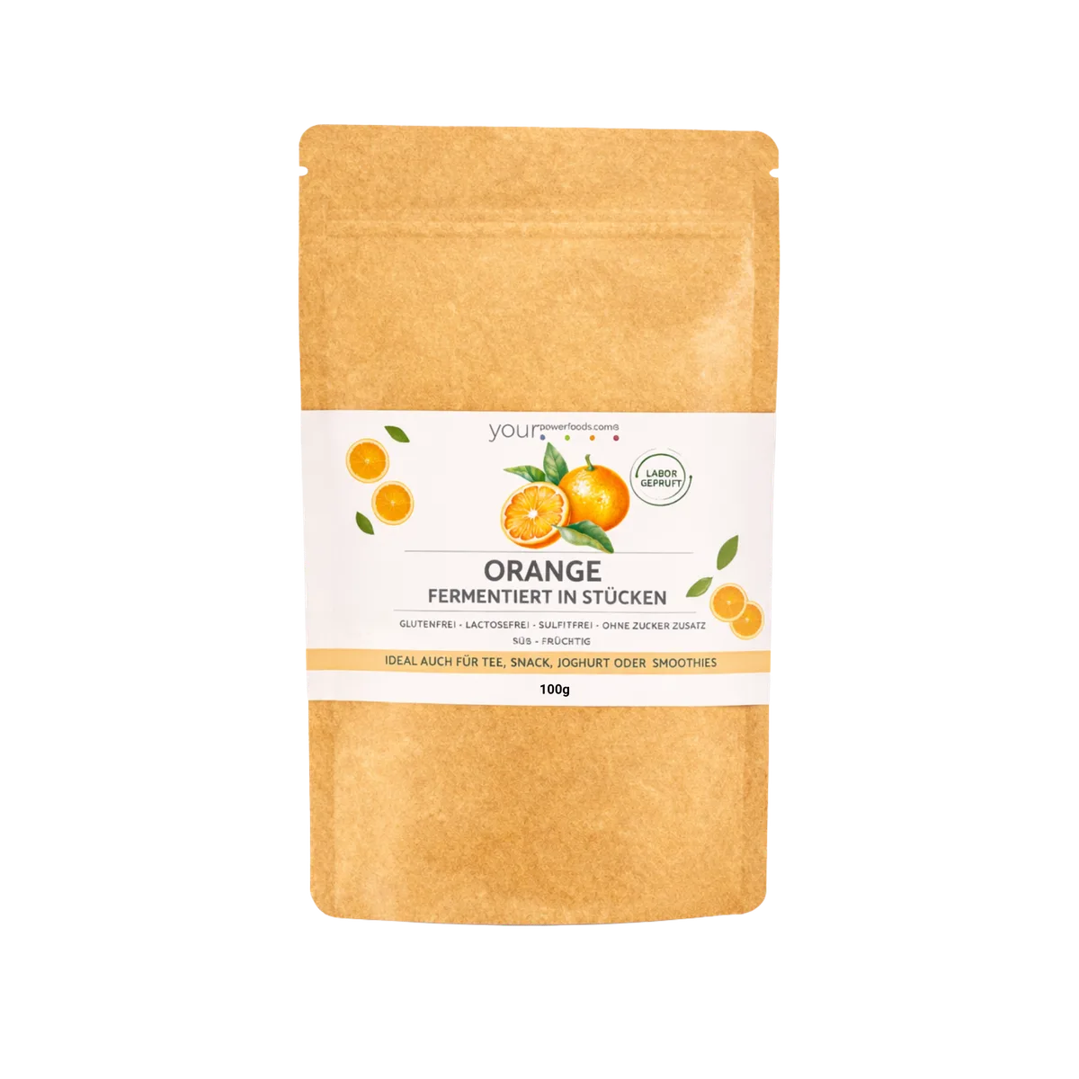 Orange fermentiert, 100g, Premium Qualität