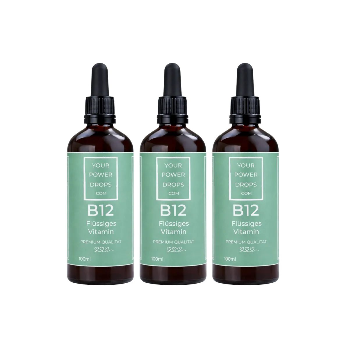 Vitamin B12, hochdosiert, alkoholfrei, 2+1 Gratis